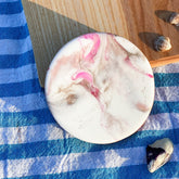 Marmor Untersetzer Rosé