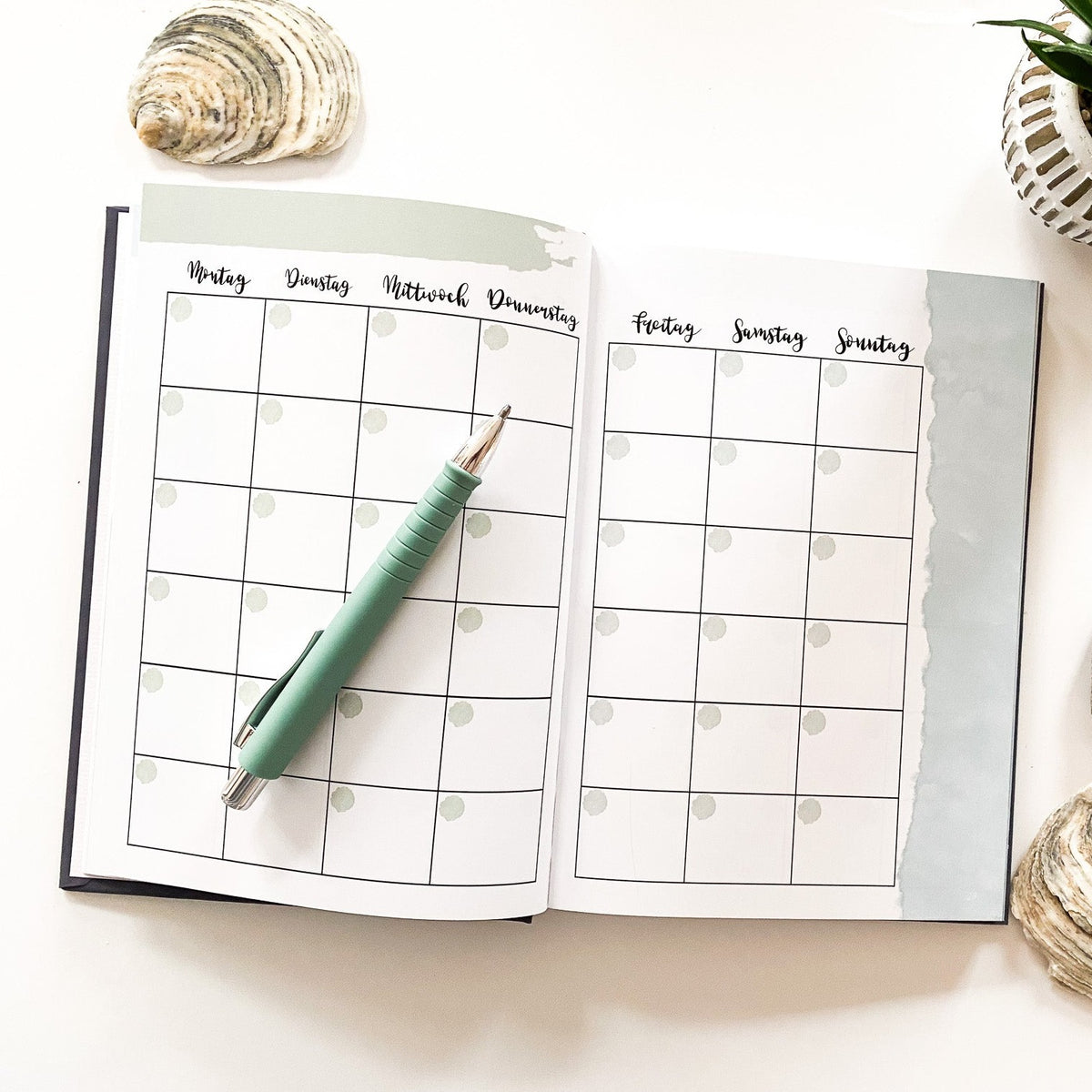 Bullet Journal im Handlettering Design
