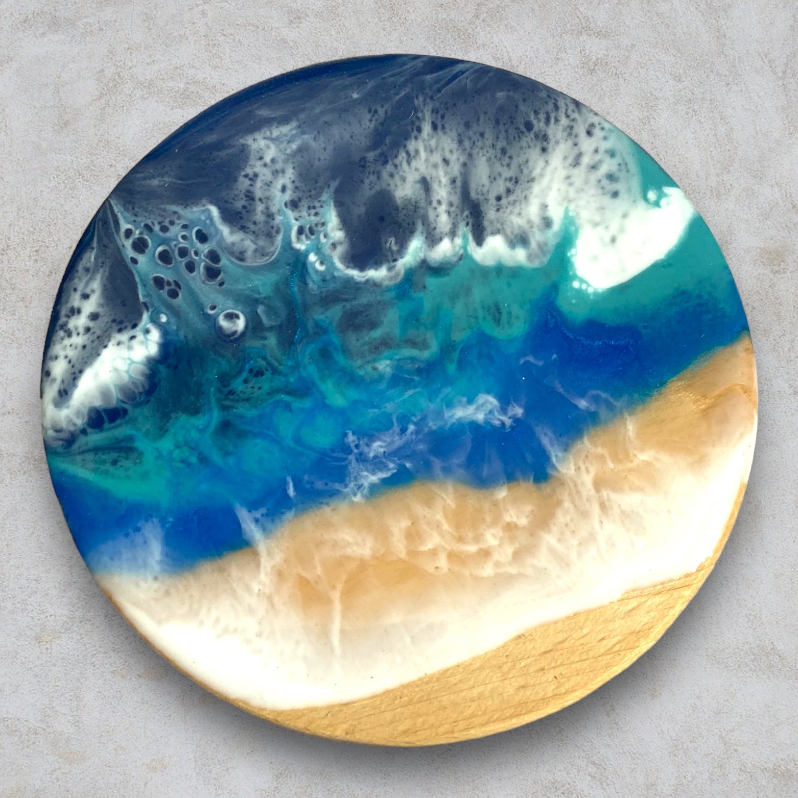 Vorratsglas Schwarz mit Holzdeckel