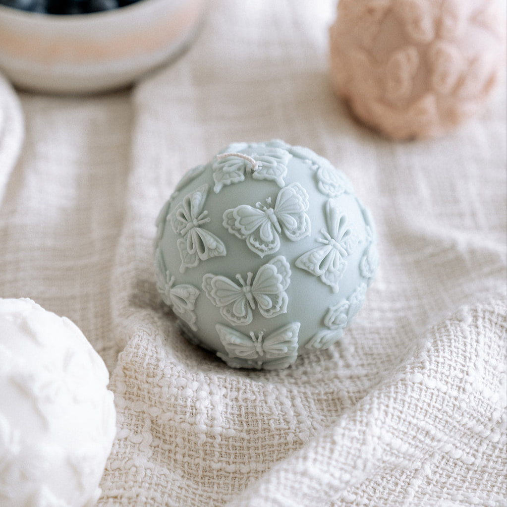 Butterfly Bliss Kerze in Pastell