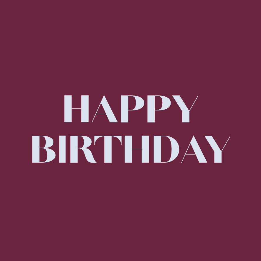 Happy Birthday - Duftkerze mit Spruch