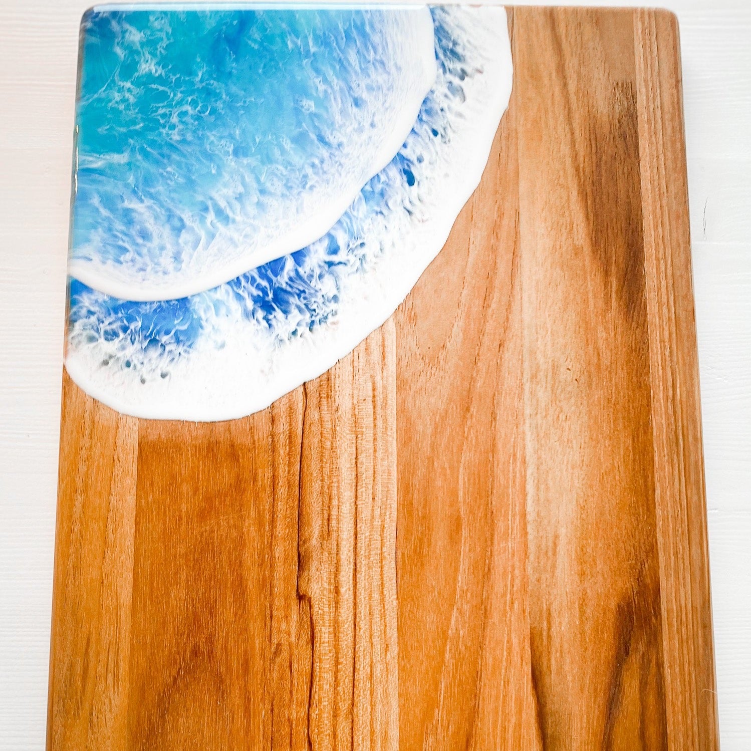 Servierbrett Teakwood - Runde Kanten