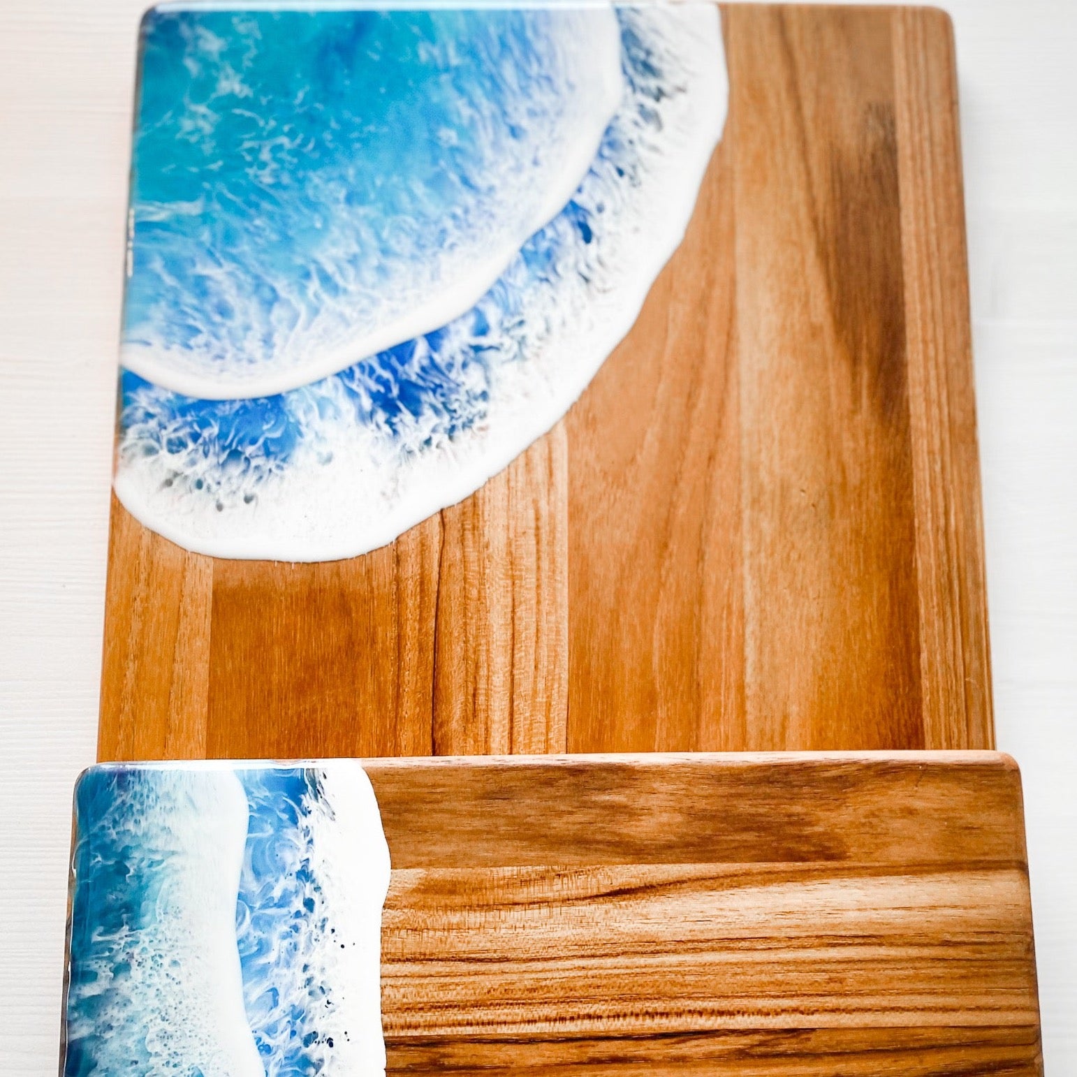 Servierbrett Teakwood - Runde Kanten