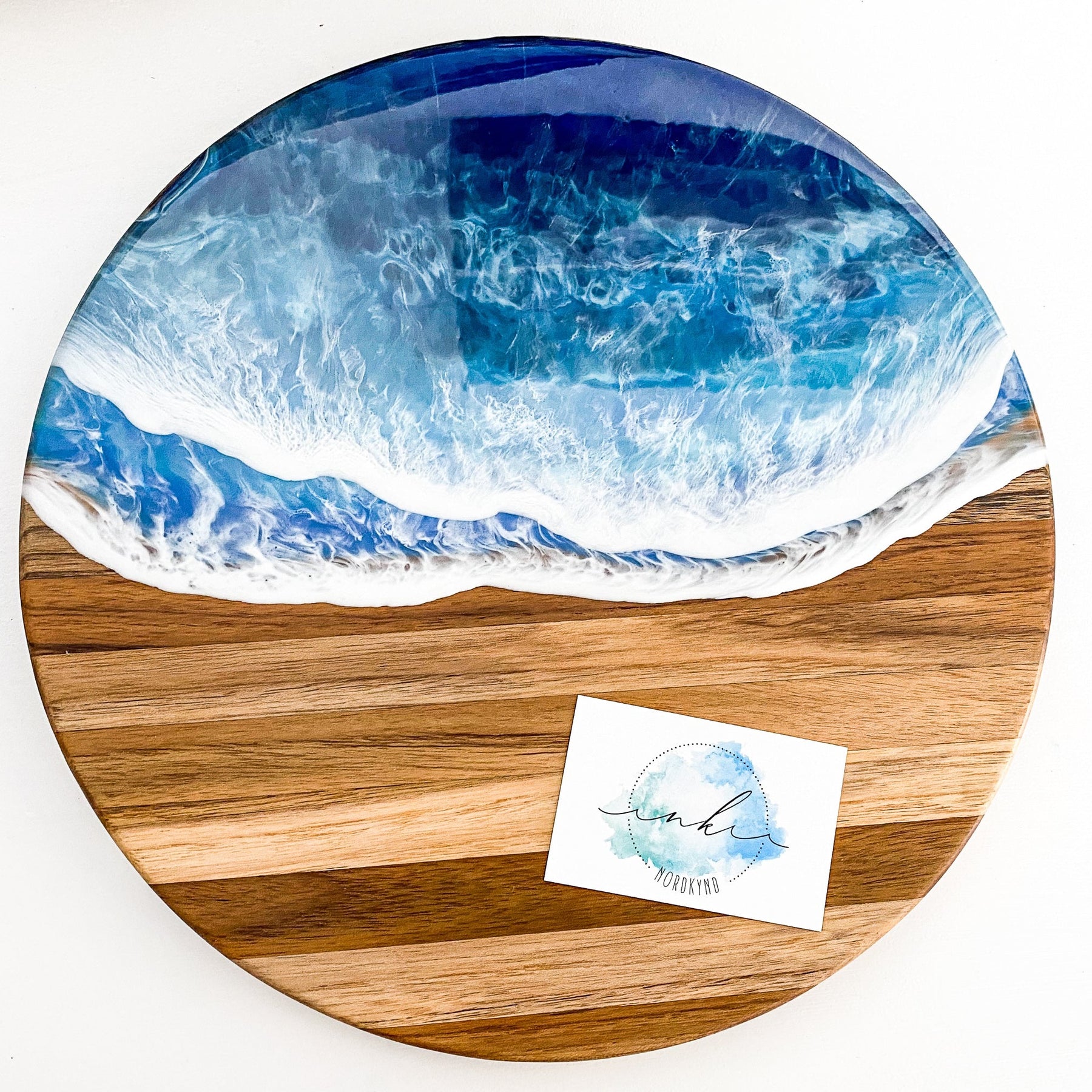 Servierbrett Teakwood - Rund