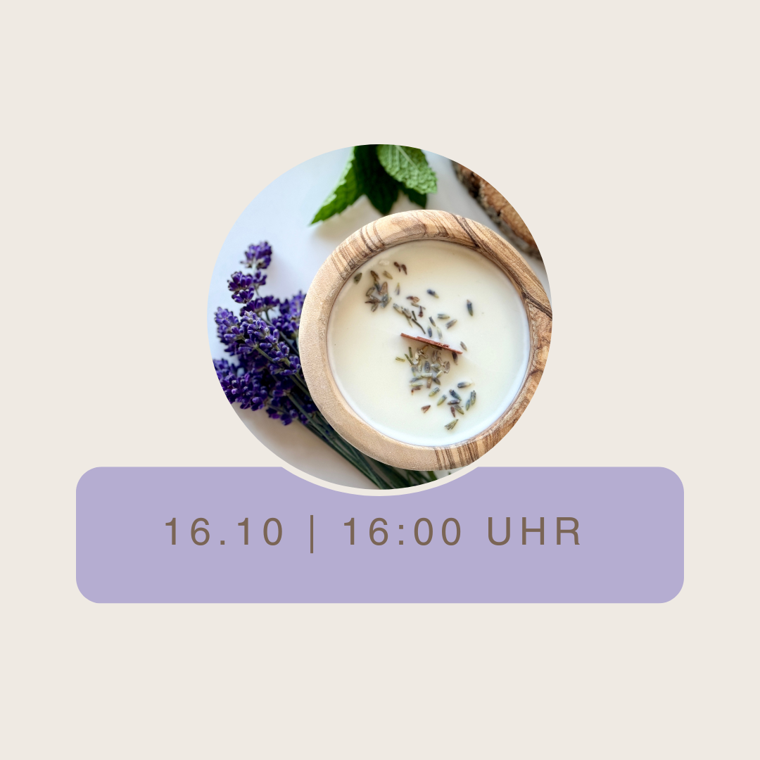 Kerzenworkshop Olivenschalen 16.10.26 um 16 Uhr