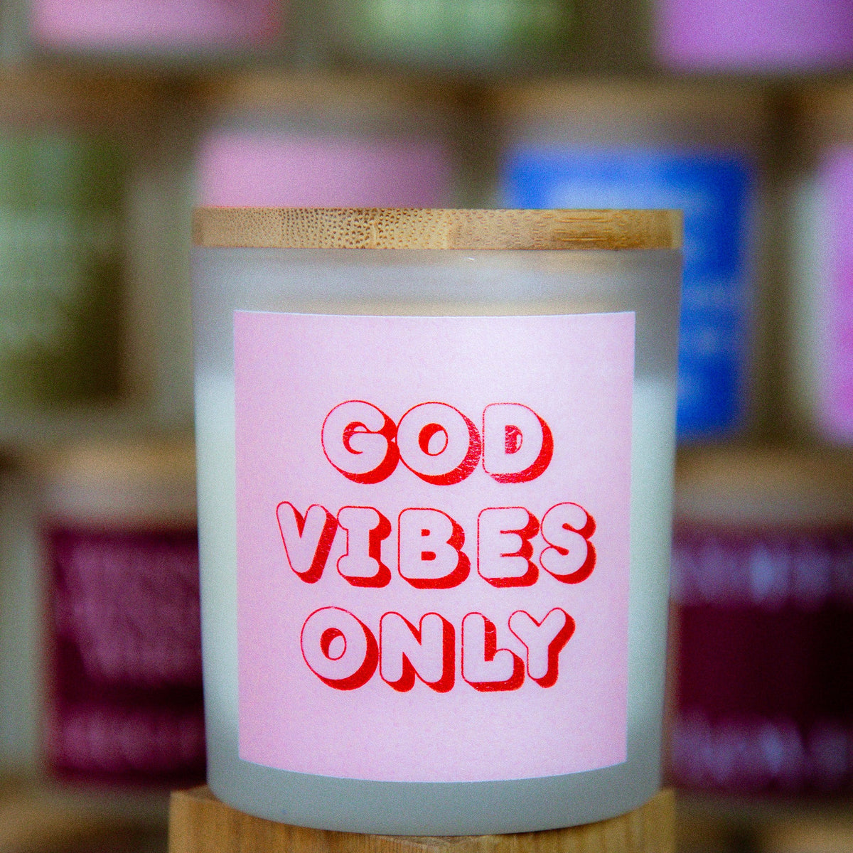 God Vibes Only - Duftkerze mit Spruch