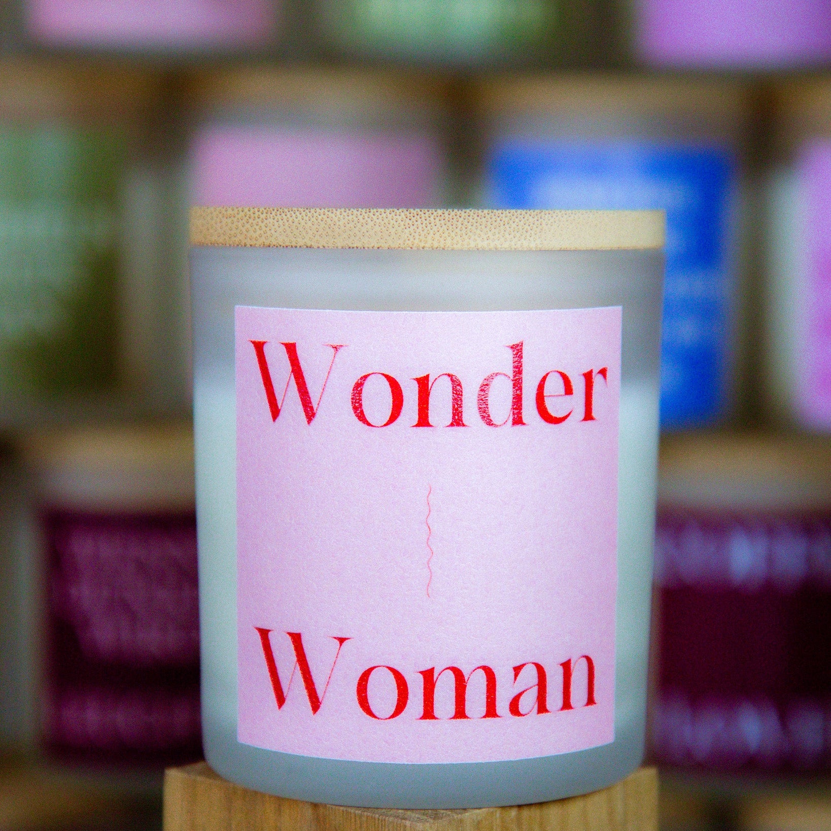 Wonder Woman - Duftkerze mit Spruch