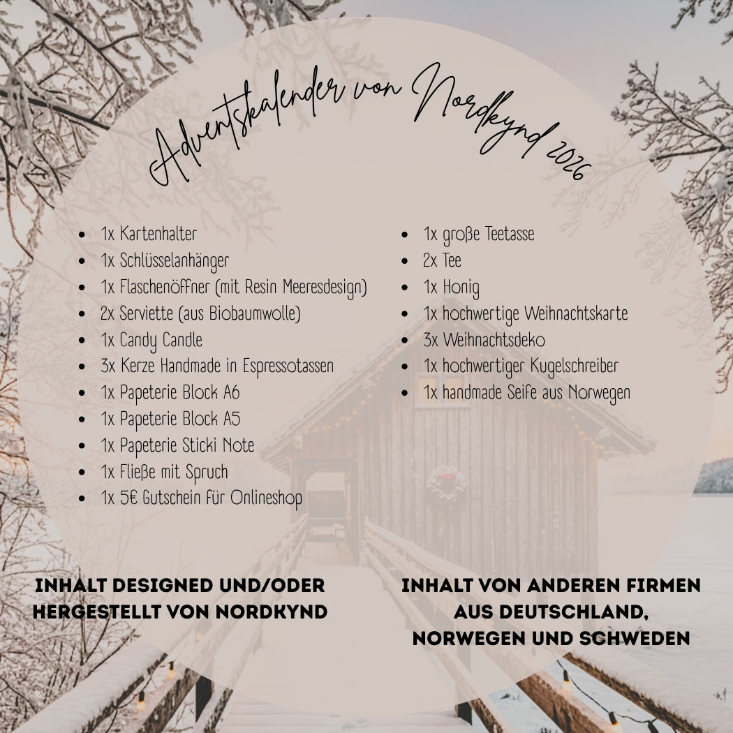 Adventskalender von Nordkynd (Limited Edition) 2026