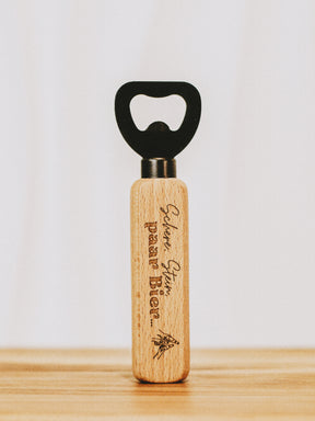 Flaschenöffner aus Holz