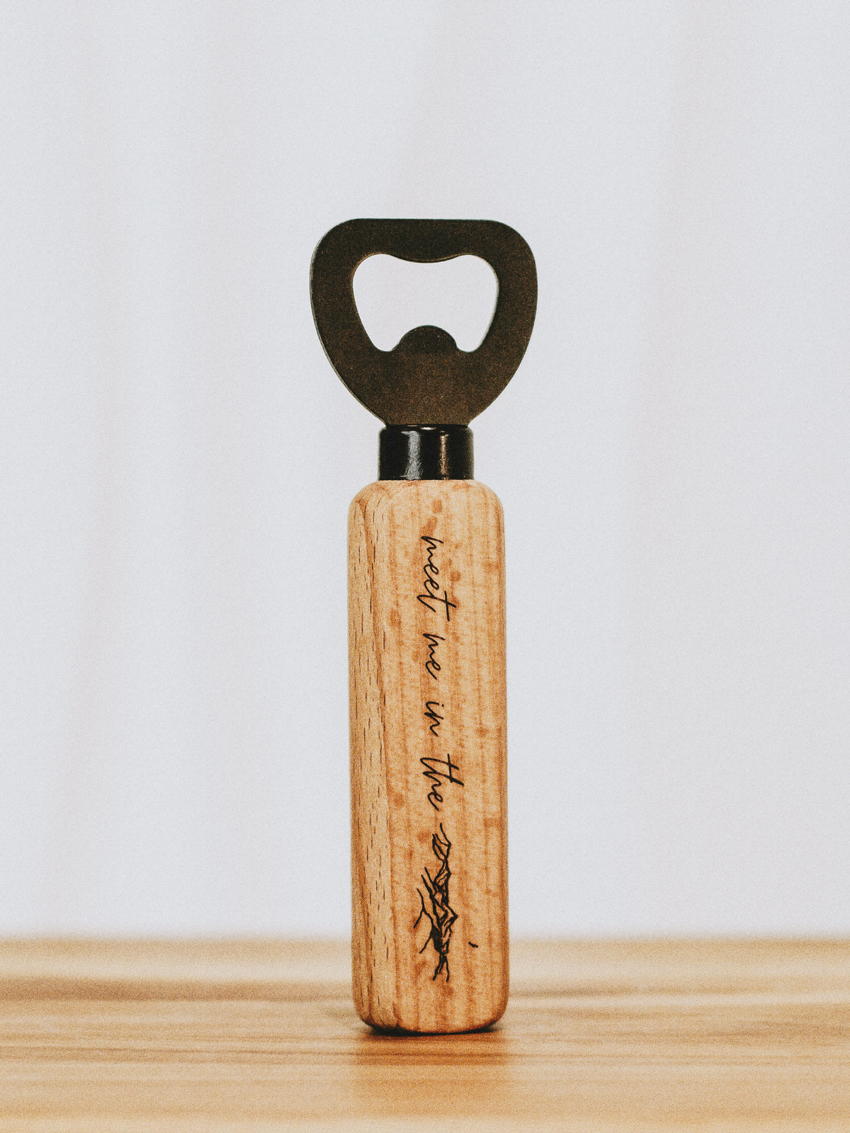 Flaschenöffner aus Holz