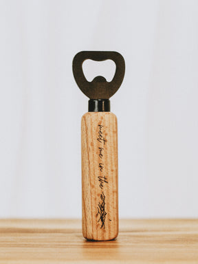 Flaschenöffner aus Holz
