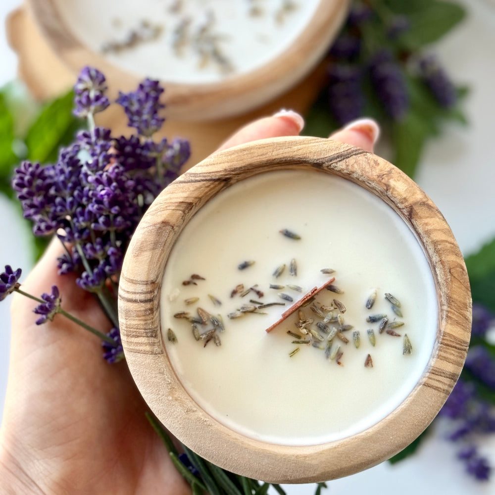 Peaceful Lavender (Mindful Light Olivenschale)