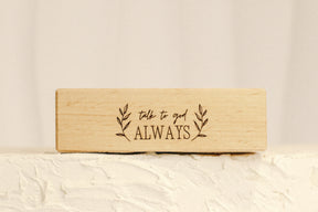 Bildhalter aus Naturholz