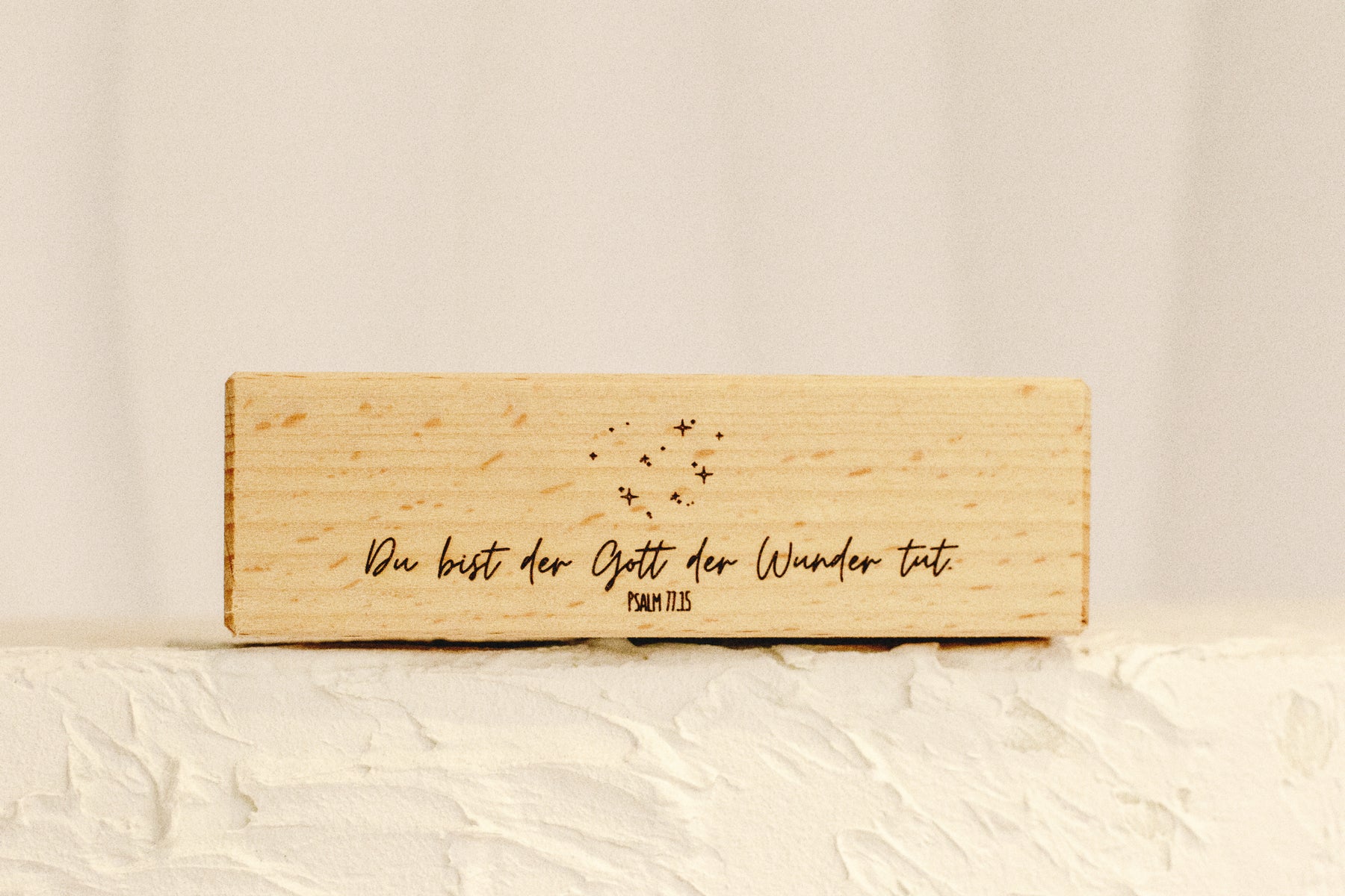 Bildhalter aus Naturholz