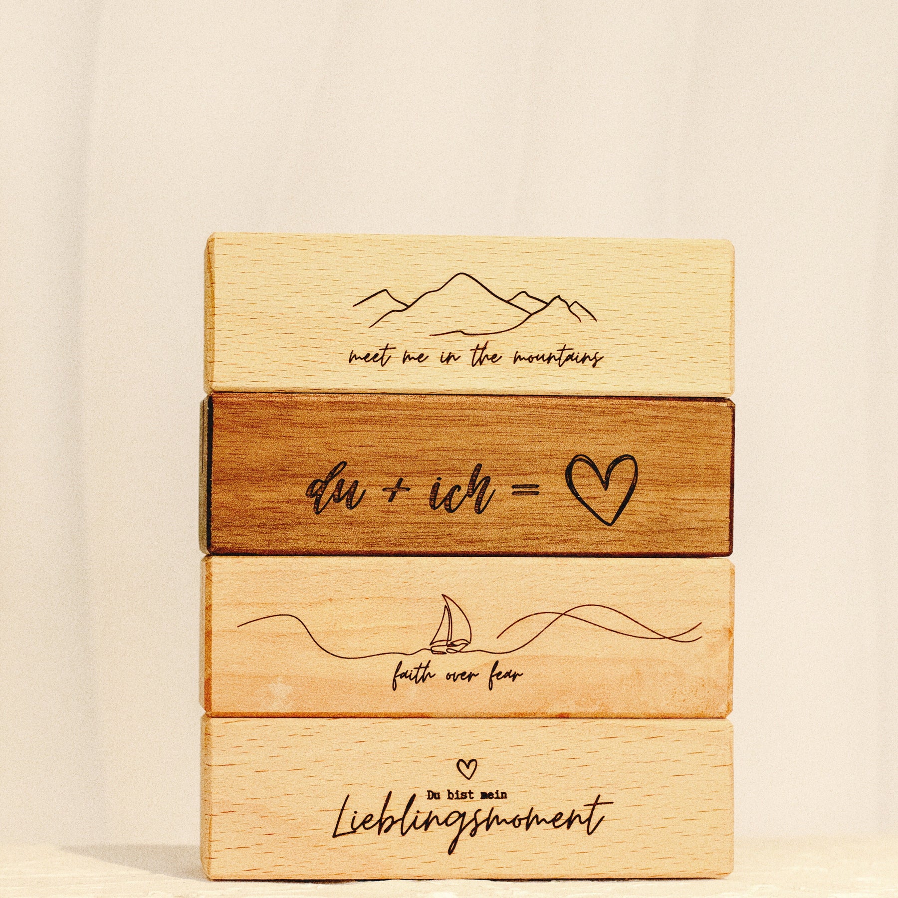 Bildhalter aus Naturholz