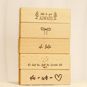 Bildhalter aus Naturholz