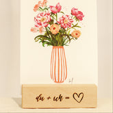 Bildhalter aus Naturholz