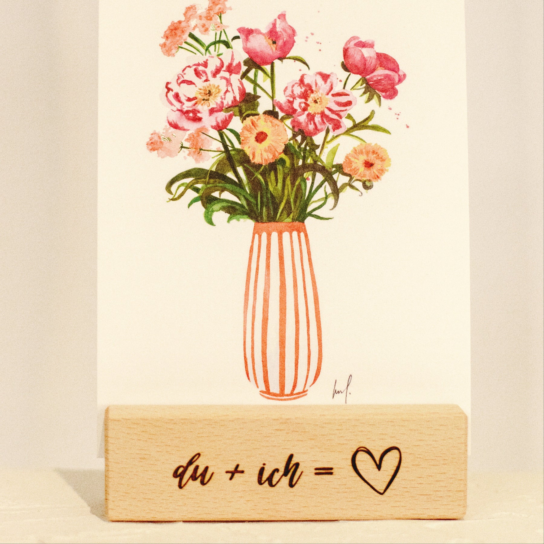 Bildhalter aus Naturholz