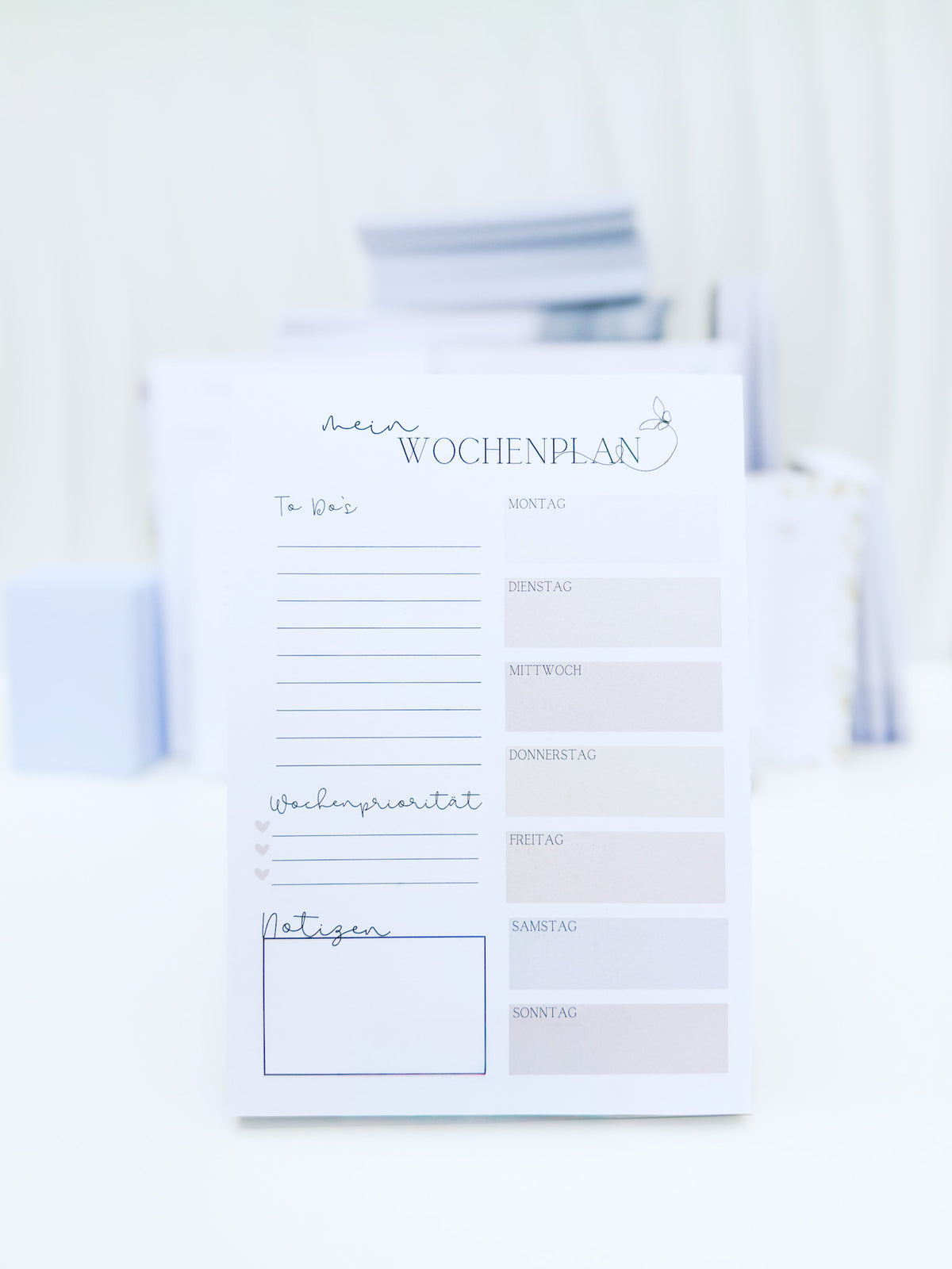 Notizblock A5 – Daily Planner