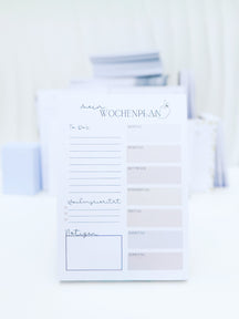 Notizblock A5 – Daily Planner