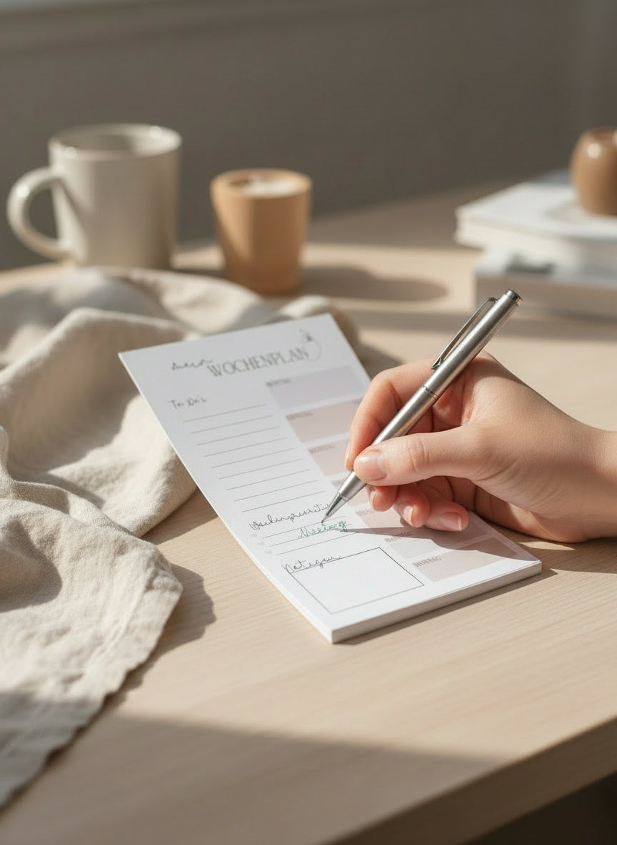 Notizblock A5 – Daily Planner