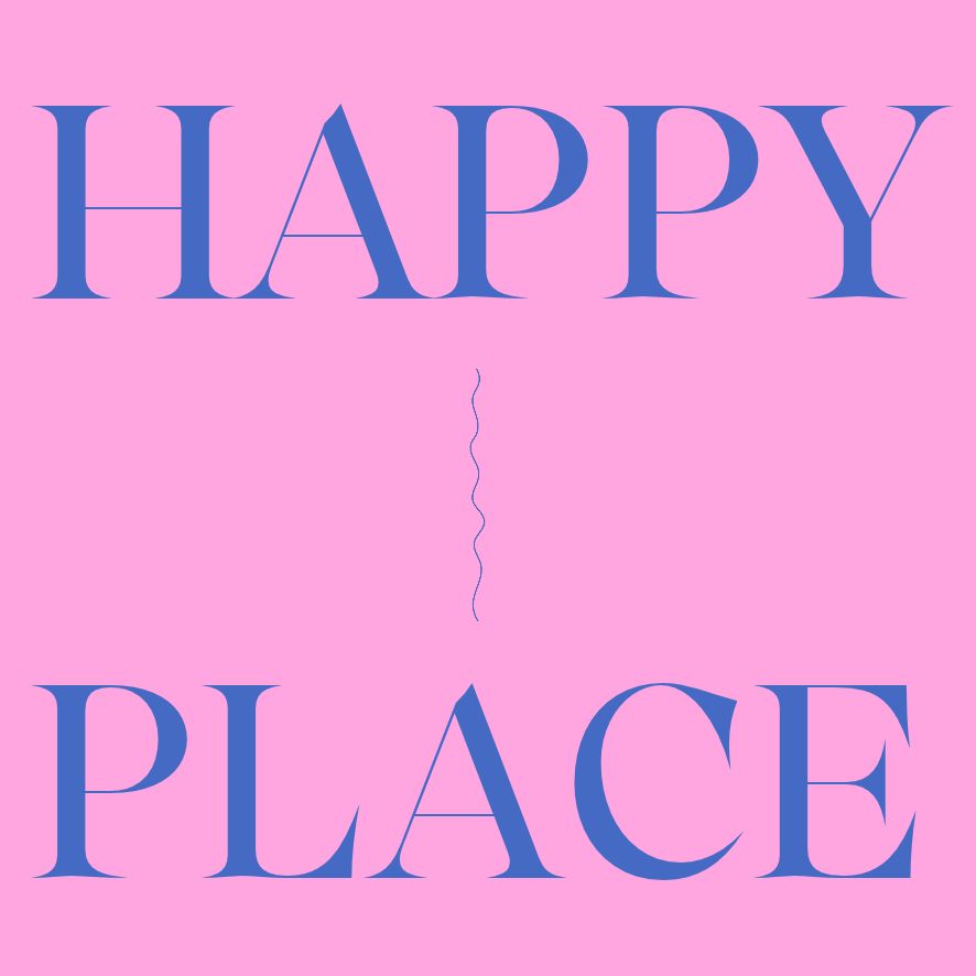 Happy Place - Duftkerze mit Spruch