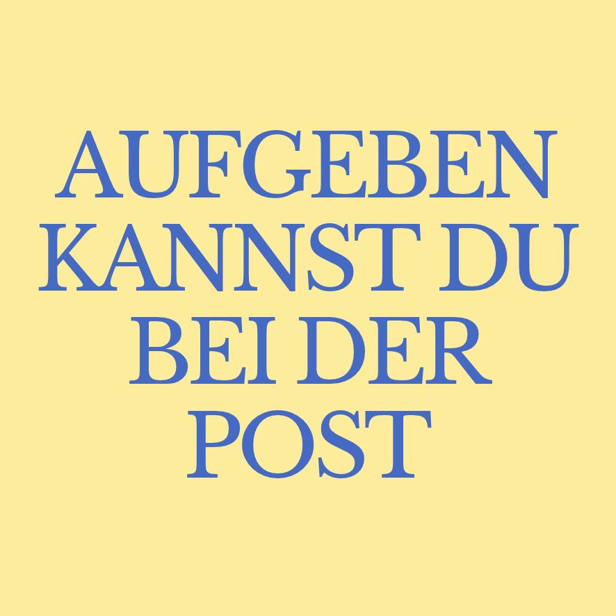 Aufgeben kannst du bei der Post - Duftkerze mit Spruch