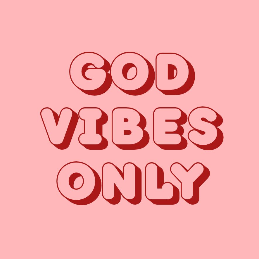 God Vibes Only - Duftkerze mit Spruch