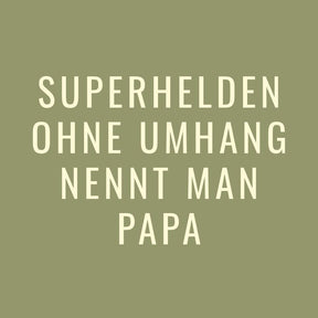 Superhelden Papa - Duftkerze mit Spruch