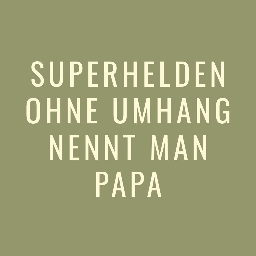 Superhelden Papa - Duftkerze mit Spruch