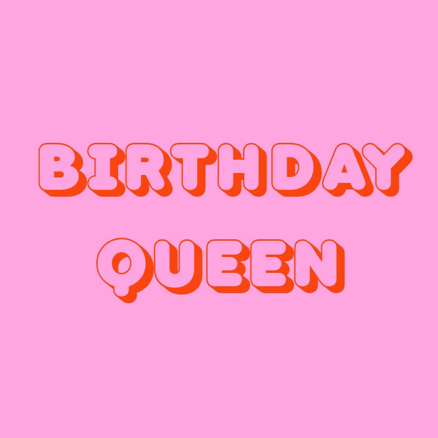 Birthday Queen - Duftkerze mit Spruch