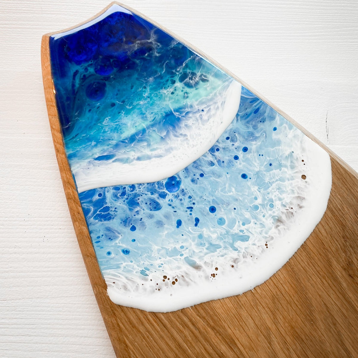 Servierbrett Eiche - Surfboard