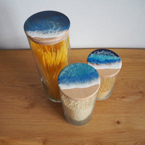 Vorratsglas mit Holzdeckel